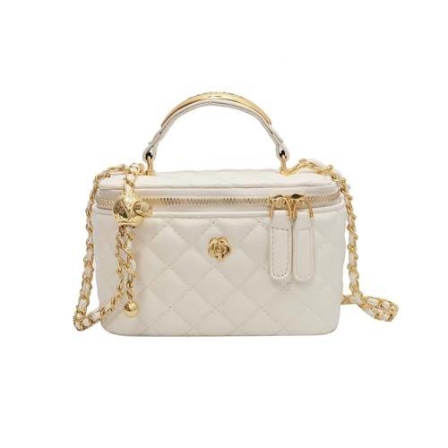 Sac Seau Blanc pour Femme NICOLE & DORIS Petit Sac Bandoulière Chaîne Chic