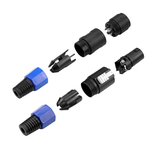 Conector Speakon NL4FC 4 polos macho y hembra 2 unidades miniatura 2