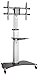 Produktbild RICOO Premium TV Boden-Ständer Rollbar Höhenverstellbar (FS07XL) Roll-Wagen Stand-Fuß Mobil Auf Rollen Universal für 40-85 Zoll (bis 40-Kg, Max-VESA 600x400) Flachbild-Fernseher-Halterung