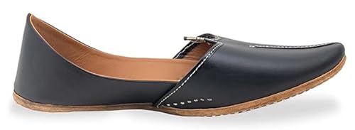 Image of KORAKARI Men's Traditional Leather Punjabi Jutti Comfortable Mojari for Men