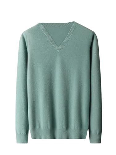 Merino Wool Men Jumpers Knitted Pullovers Sweaters Winter V-Neck Standard Woolen Male Clothes2