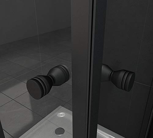 DE BESTE DOUCHE CABINE: ONTDEK DE MONETT ZWARTE DOUCHECABINE ZONDER DOUCHEBAK (90 X 90 X 195 CM)