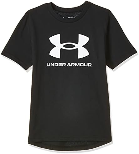 Under Armour Erkek çocuk Tişört Sportstyle Logo SS, Siyah