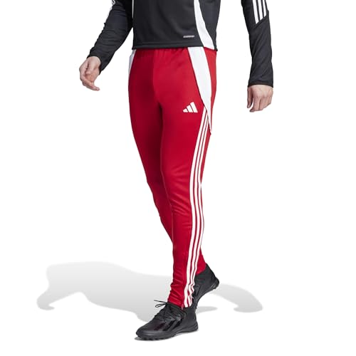 Adidas Men's Tiro 24 Training Pants, Team Power Red/White, Large