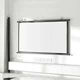 MACAGGTNTU Manuell Beamer Leinwand Rollo Leinwand 16:9 Heimkino Projektionsschirm 4K HD Projektionsleinwand Wandmontage Filmleinwand 50 60 72 Zoll(60inch(4:3))