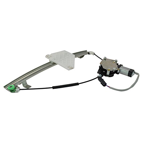 Image of TRQ Rear Left Power Window Regulator & Motor Assembly Drivers Side | For 2001-2004 Jeep Grand Cherokee