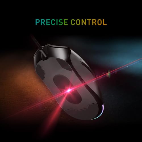 Image of msi Forge GM320 Gaming Mouse, 12800 DPI, 20M+ Clicks Micro Switch, Optical Sensor, Ergonomic Ambitextrous Hand Design, RGB Light