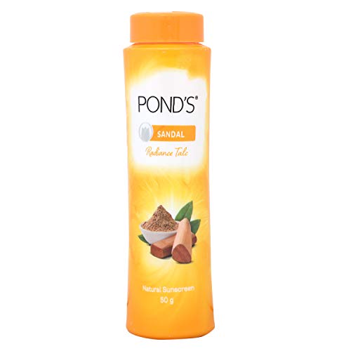 Image of POND'S Sandal Radiance Talcum Powder Natural Sunscreen, Pack of 50 g