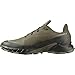 Salomon Men’s Alphacross 5 Gore-Tex, Waterproof Trail Running Shoes - Olive Night/Black/Deep Lichen Green - 11 Medium