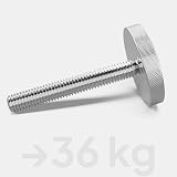 Zipro Regulowane hantle Square, antypoślizgowe krótkie hantle 24 kg, w zestawie 13 ciężarków, 1 x 4 kg, 2 x 1 kg, 8 x 2 kg, 2 x 1 kg, trening siłowy do domu, czworokątny kształt, domowa siłownia