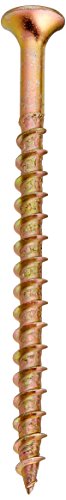 Hillman 47674 Tornillos para Madera de Propósito General de 8 Pulgadas x 2-1/2 Pulgadas con Accionamiento Phillips, Paquete de 1 Libra, Amarillo miniatura 2
