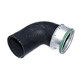 intercooler passat 1.9 tdi 2003 Tipo de material: plástico Development Tubo de la tubería de la Manguera de la Ingesta de Aire Turbo InterCooler 3B0145838A Ajuste para Audi A4 2000-2008 Y Skoda Superb YO VW Passat 3B 1.9 2.0 TDI (Color : Black)