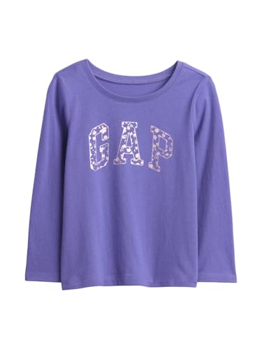 Image of Gap Girls Long Sleeve Logo Tee T-Shirt