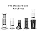 AeroPress 316 Stainless Steel Reusable Filter, Durable Metal Coffee Filter, Sustainable, Eco-Friendly, Travel-Friendly, Fits Standard Size AeroPress Manual Coffee Makers