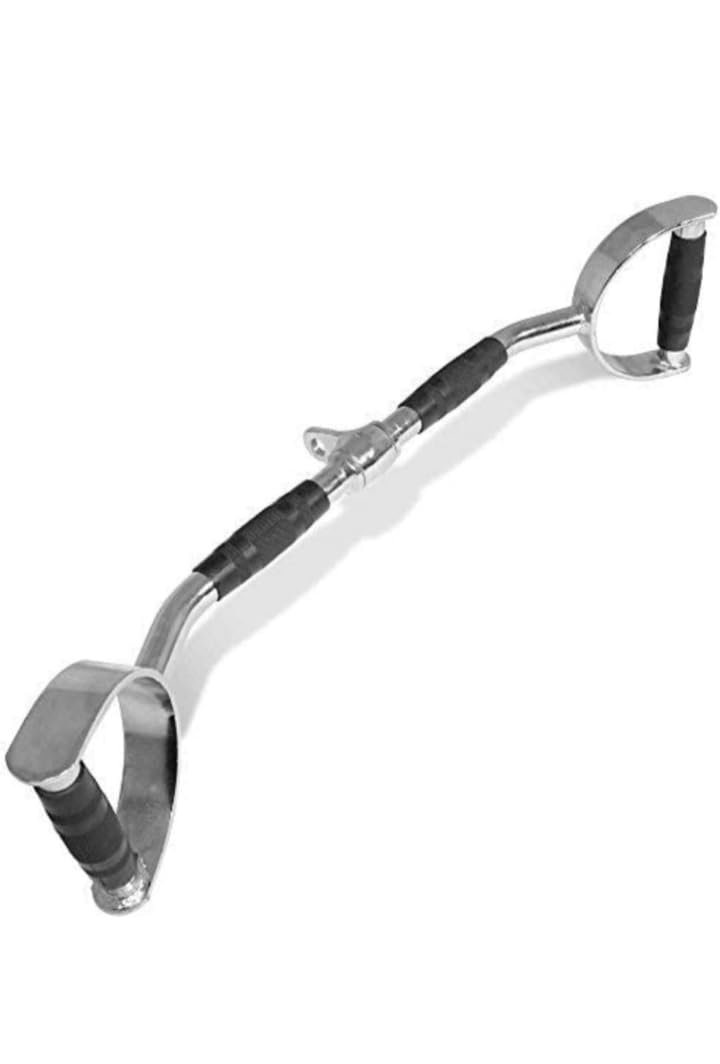 KFX Pro Grip LAT Bar 32 Inch, Solid Rod Double D Handle | High Pulley | LAT Bar with Rubber Grip and safety lock (B0B9LCTGRF) Amazon Price History, Amazon Price Tracker
