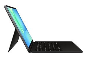 Samsung Book Cover Keyboard EF-DX625 für das Galaxy Tab S10 FE+ mit QWERTZ-Tastatur und AI-Taste, Zweiteilige Tablet-Hülle, schlankes Design, S Pen Fach, Black