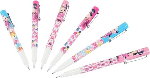 Disney Minnie Mouse Bulk Pen Set - Bundle with 24 Minnie Mouse Ballpoint Pens for Kids Adults Plus Stickers, More | Minnie Mouse Party Favors Kit image 5