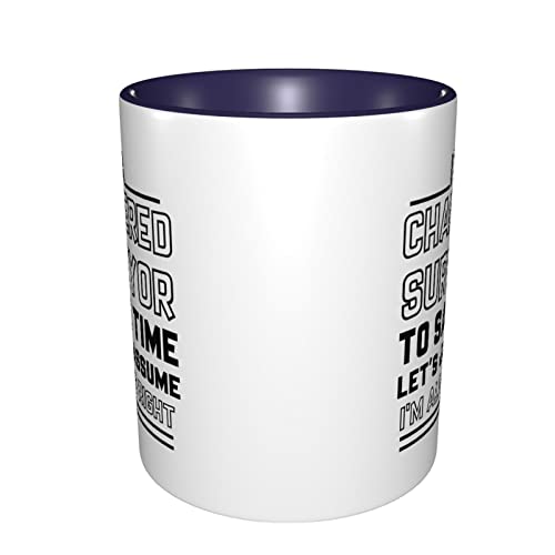 Taza de café con texto "I'm a Chartered Surveyor to Save Time" con texto "I'm A Chartered Surveyor to Save Time" - Taza de café con texto "I'm A Chartered Surveyor to Save Time" - Imagen 4