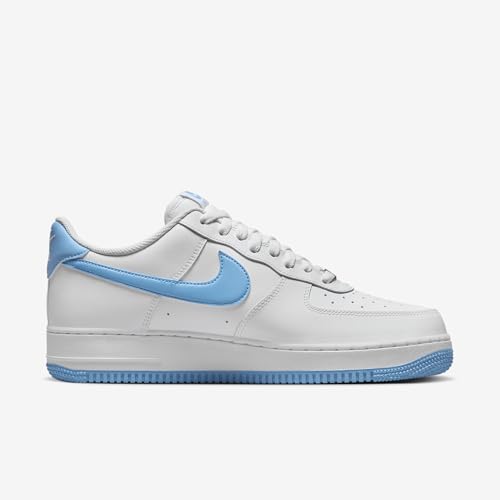 Nike Air Force 1 '07 Men's Shoes (FQ4296-100, Blue/White/White) Size 143