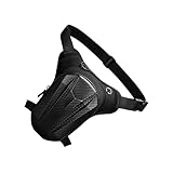 Bolso Muslero De Moto - Funda Impermeable Ajustable | Bolsa De Cadera para Mujeres De Moto,para Hombres Y Mujeres En Ciclismo Viajes Acampar Pescar con Espacio para Teléfono Y Equipo