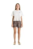 short jeans leopard Hauteur de taille : haute Le Temps des Cerises Short en Jeans Leo
