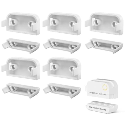 Alarm Contact Sensor Riser Compatible with Ring Alarm Contact Sensor 2nd Gen 5 Pack 10mm Sensor Alignment Mount Snap-On Height Extension for Uneven Doors & Windows