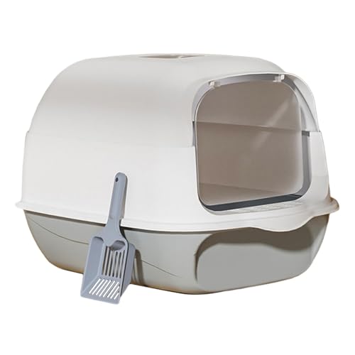 Arenero Cerrado para Gato con Puerta Abatible 50x35x35 cm miniatura 1