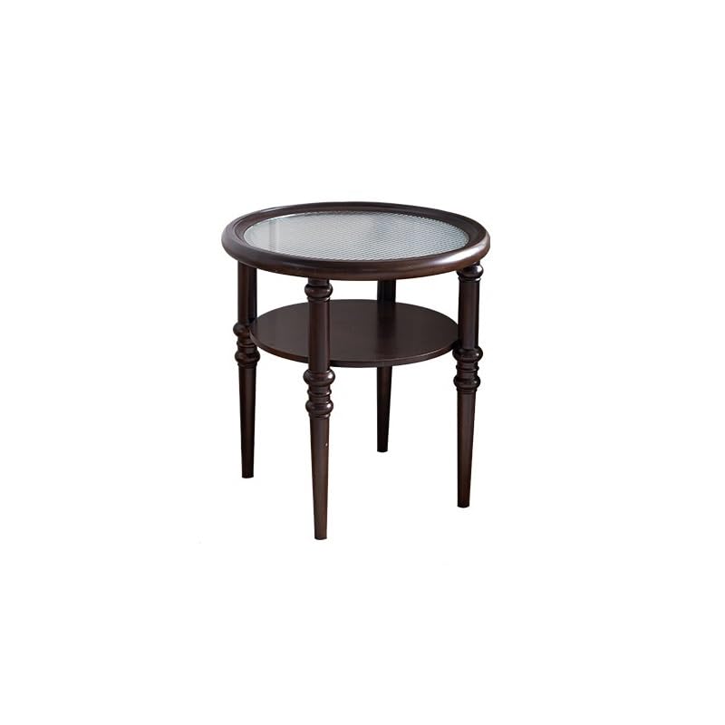 eexbz Sofa Home Living Room Wooden Round Sofa Side Table Cabinet Coffee Table Sofas for Living Room