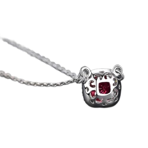 Collier zircon AJewelry pendentif 10 x 10 mm brillant ornement de cou chic