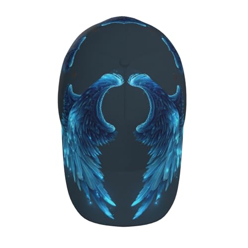 Gorra de Béisbol Azul con Alas Brillantes para Hombre y Mujer miniatura 4