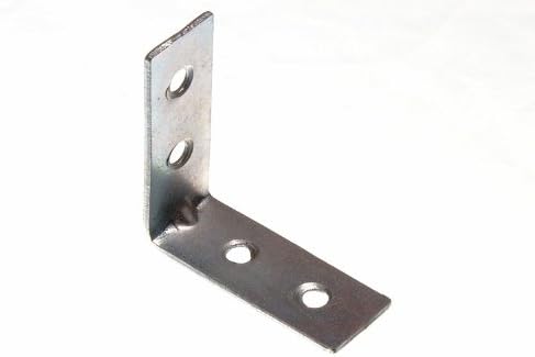 One Stop DIY 40 x CORNER BRACE ANGLE BRACKETS BZP STEEL 40MM (1.5 inch) NEW