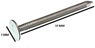400 x GALVANISED ZINC Plated Weather Proof Steel Clout Nail 40MM