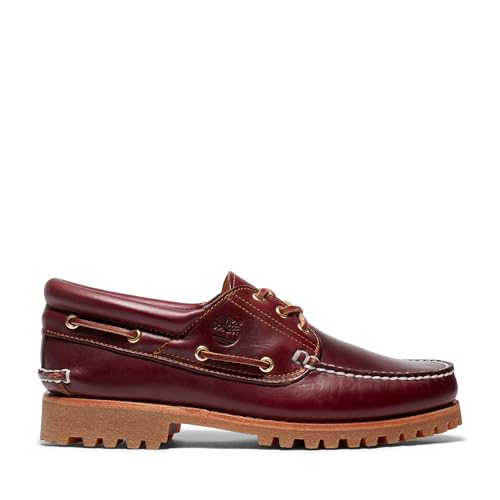 Image of Timberland Men's Authentic 3-Eye Lug Handsewn Boat Shoes