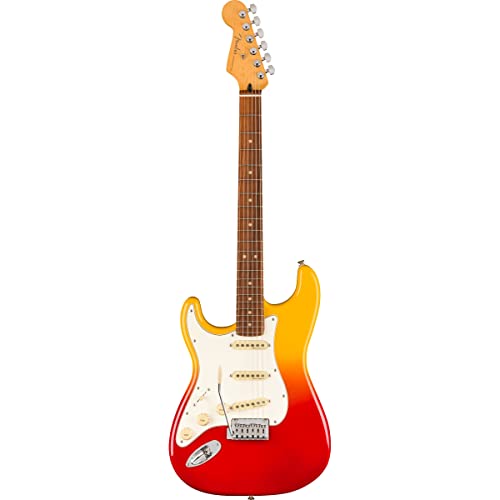 Fender Player Plus Stratocaster LH Tequila Sunrise PF guitare électrique pour gaucher avec housse deluxe - Les Beatles, Paul McCartney, John Lennon, RIngo Starr, George Harrison Fender Player Plus Stratocaster LH Tequila Sunrise PF guitare électrique pour gaucher avec housse deluxe – Image 3