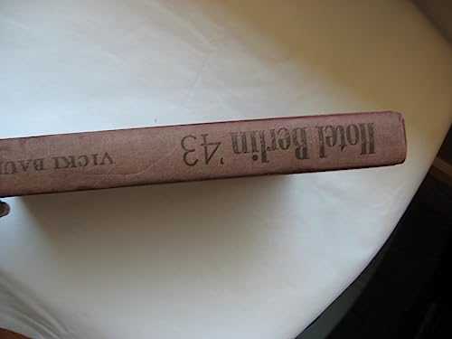 Hotel Berlin '43 B000QLJJX2 Book Cover