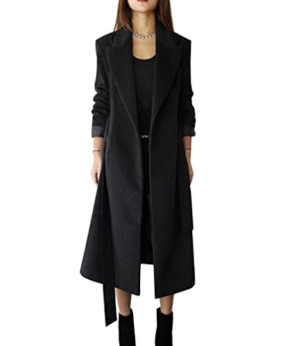 Cappotto Lungo Invernale da Donna,Cardigan Giacca a Maniche ...