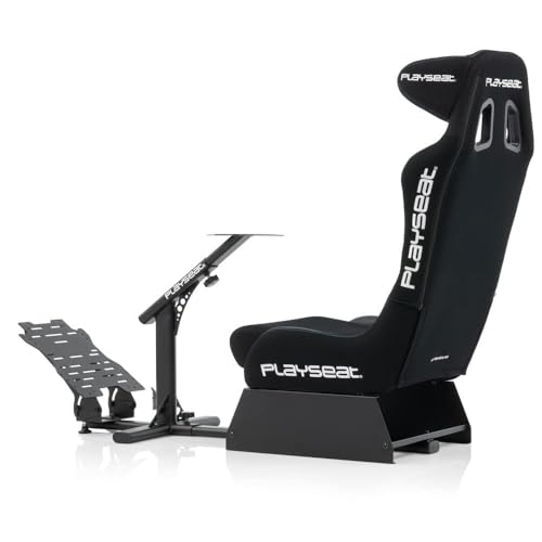 Image of Playseat Evolution Pro Sim Racing Cockpit | Comfortable Racing Simulator Cockpit | Easily Adjustable | Compatible with All Steering Wheels & Pedals on the Market | Supports PC & Console |Actifit