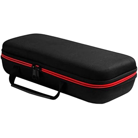 Vaguelly Wireless Microphone Case with Foam, Hard Microphone Bag for Travel Outing Handheld Dual Zipper, Case Cover