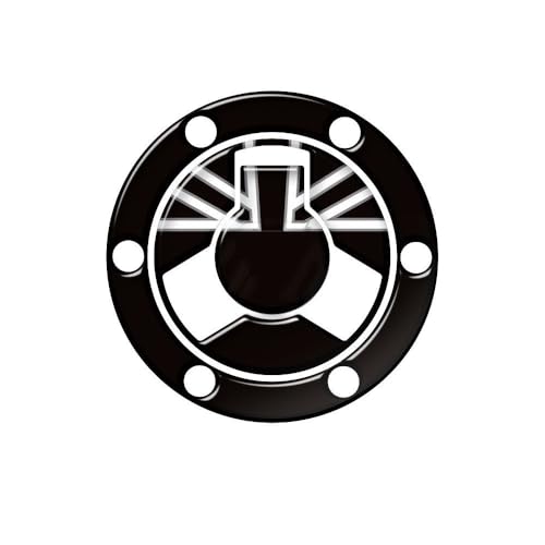 Autocollant de protection de réservoir de moto en finition premium pour trappe 6 trous