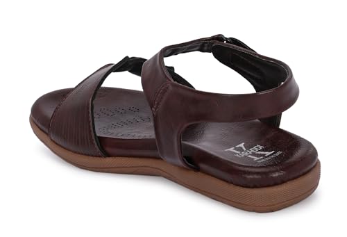 Image of Karaddi Women's Fashion Sandals | Women's Flat Heels | Stylish Ankel Strap Sandal for Ladies