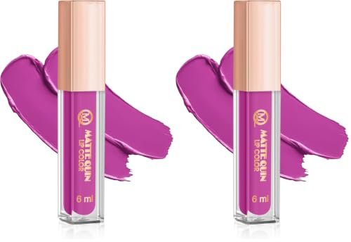 Image of Matte Quin Lip Color| Matte Texture|Long Wear |Smudge Proof |Waterproof-6ml (MQ Flat-208) (Pack of 2)