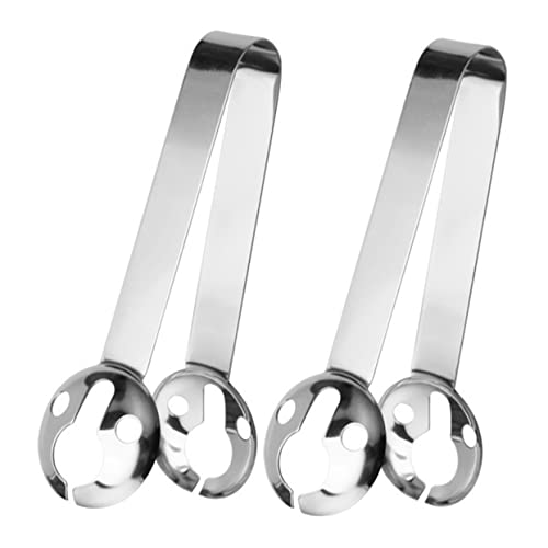 FELTECHELECTR Tea Bag Holder for Mug Fine Mesh Strainer Heat Resistant Stainless Steel Easy to Clean Tea Tongs Fruit Squeezer
