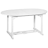 Gracias a su diseño especial, esta mesa de comedor ovalada puede abrirse hasta medir casi 200 cm cuando se necesite espacio extra.