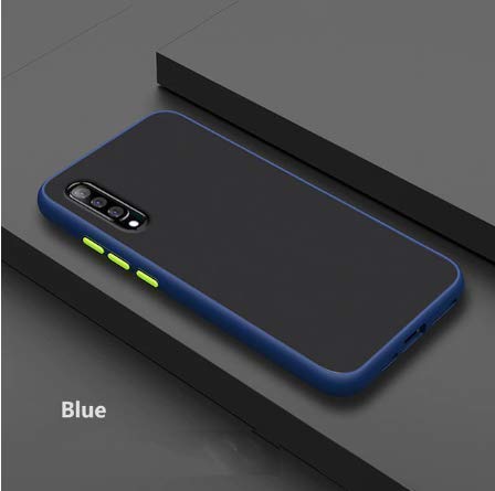 Navnika Shockproof Case Vivo V15 Smoke Military Grade Drop Protection  [Anti-Scratches] Translucent Matte Hard PC Back with Soft Edges, Non-Slip  Case