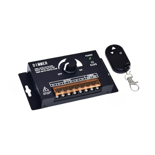 Variateur 220V lampe haute tension réglage luminance avec télécommande