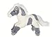 Gipsy Cheval Peluche, 70789, Crème/Gris, 40 cm