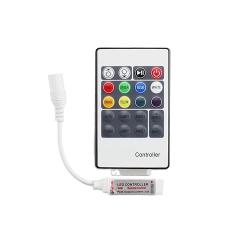 20-key remote control RGB light strip LED controller color 5050 light strip switch module dimmer