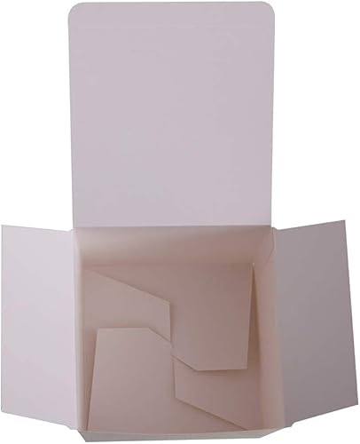 Miniatura 7 de Caja de regalo cuadrada para todas las ocasiones, pack de 12 unidades, de Ezek , L, Plateado