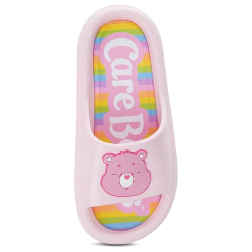 Care Bears Ladies Comfort Slides - Ladies Classic Comfort Foam Slide Sandals - Cheer Friend Funshine Good Luck Slip On Slides4