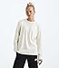 THE NORTH FACE Women's Evolution Box NSE Fill Light Long-Sleeve Tee | Regular Fit Cotton Shirt with Logo Graphic, White Dune, X-Large